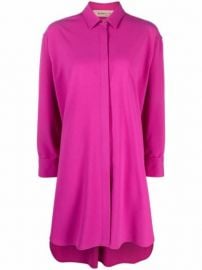 Shop Blanca Vita Cedronella long-sleeved shirtdress with Express Delivery - at Farfetch