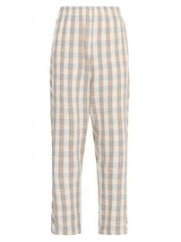 Shop Blue Sky Inn Checked Boucl Wool-Blend Pants at Saks Fifth Avenue