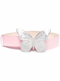 Shop Blumarine butterfly appliquxE9 belt with Express Delivery - at Farfetch