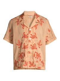 Shop Bode Bougainvillea Cotton Camp Shirt at Saks Fifth Avenue