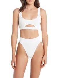 Shop Bond-Eye Sasha Cut-Out Bikini Top at Saks Fifth Avenue