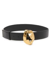 Shop Bottega Veneta Abstract Buckle Leather Belt at Saks Fifth Avenue