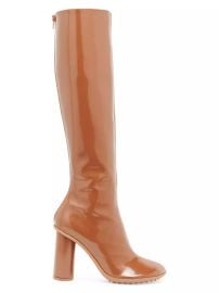 Shop Bottega Veneta Atomic 90MM Leather Knee-High Boots at Saks Fifth Avenue