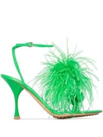 Shop Bottega Veneta Feather dot sandals with Express Delivery - at Farfetch