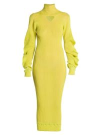 Shop Bottega Veneta Lightweight Spirals Knit Midi Dress at Saks Fifth Avenue