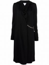 Shop Bottega Veneta chain-detail midi dress with Express Delivery - at Farfetch