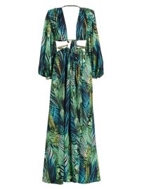 Shop Bronx and Banco Jungle Cut-Out Maxi Dress at Saks Fifth Avenue