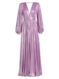 Shop Bronx and Banco Zoe Metallic Gown at Saks Fifth Avenue