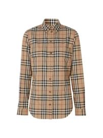 Shop Burberry Archive Check Button-Down Shirt at Saks Fifth Avenue