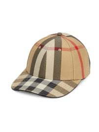 Shop Burberry Check Baseball Cap at Saks Fifth Avenue