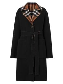 Shop Burberry Dorea Belted Reversible Coat at Saks Fifth Avenue