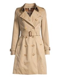 Shop Burberry Heritage Chelsea Mid-Length Trench Coat at Saks Fifth Avenue