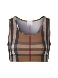 Shop Burberry Immy Cropped Tank Top at Saks Fifth Avenue