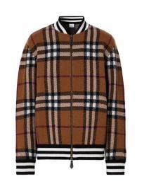 Shop Burberry Kennard Cashmere Plaid Jacket at Saks Fifth Avenue