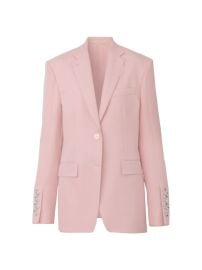 Shop Burberry Loulou Geometric-Button Blazer at Saks Fifth Avenue