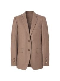 Shop Burberry Tonya Virgin Wool Logo Jacket at Saks Fifth Avenue