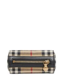 Shop Burberry Vintage Check cotton barrel bag charm with Express Delivery - at Farfetch