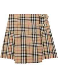 Shop Burberry Vintage Check kilt with Express Delivery - at Farfetch