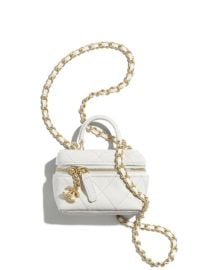 Shop CHANEL SMALL VANITY WITH CHAIN at Saks Fifth Avenue