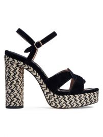 Shop COACH Talina Suede Platform Espadrille Sandals at Saks Fifth Avenue