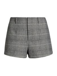 Shop Cami NYC Mattie Checked Stretch-Wool Shorts at Saks Fifth Avenue