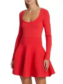 Shop Cara Cara Lisha Knit Fit Flare Minidress Saks Fifth Avenue at Saks Fifth Avenue