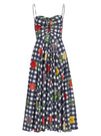 Shop Cara Cara Maidstone Printed Cotton Voile Midi-Dress at Saks Fifth Avenue