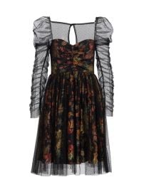 Shop Cara Cara Ritchie Layered Floral amp Tulle Minidress at Saks Fifth Avenue