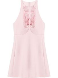 Shop Carolina Herrera ruffled-detail sleeveless dress with Express Delivery - at Farfetch