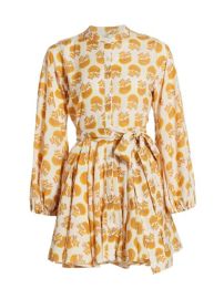 Shop Charina Sarte Block-Print Mini Dress at Saks Fifth Avenue