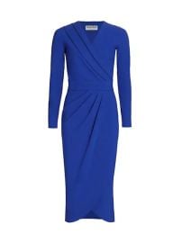 Shop Chiara Boni La Petite Robe Jodene Pleated Wrap Midi Dress at Saks Fifth Avenue