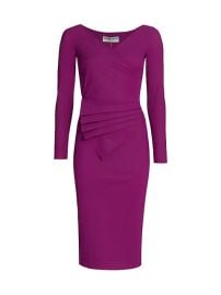 Shop Chiara Boni La Petite Robe Kaya Pleated Detail Sheath Dress at Saks Fifth Avenue