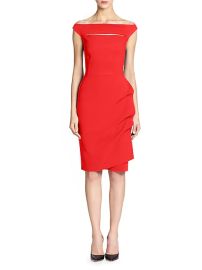 Shop Chiara Boni La Petite Robe Melania Short Off-The-Shoulder Dress at Saks Fifth Avenue