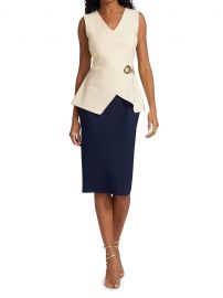 Shop Chiara Boni La Petite Robe Ninetta Bicolor Dress at Saks Fifth Avenue