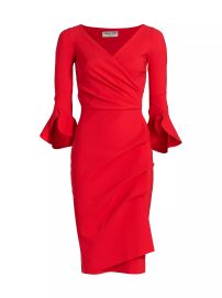 Shop Chiara Boni La Petite Robe Trina Ruffle Sheath Dress at Saks Fifth Avenue