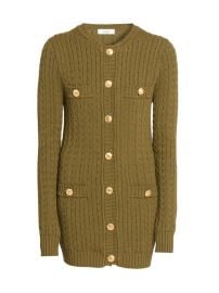 Shop Chlo Cotton Cable-Knit Minidress at Saks Fifth Avenue