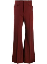 Shop ChloxE9 high-rise flared trousers with Express Delivery - at Farfetch