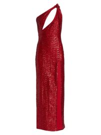 Shop Christian Cowan One-Shoulder Sequin-Embellished Gown at Saks Fifth Avenue