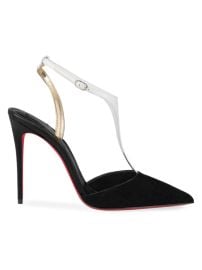 Shop Christian Louboutin Athina 100MM Leather Pumps at Saks Fifth Avenue