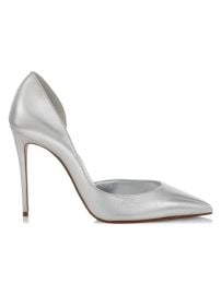 Shop Christian Louboutin Iriza 100 Metallic Leather Pumps at Saks Fifth Avenue