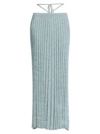 Shop Christopher Esber Pleated Tie Waist Maxi Skirt at Saks Fifth Avenue