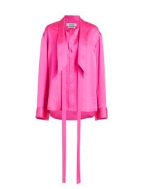 Shop Christopher John Rogers Split Collar Shirt at Saks Fifth Avenue