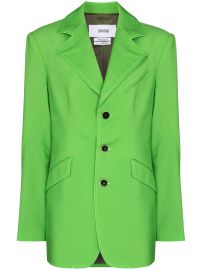 Shop Christopher John Rogers single-breasted oversized blazer with Express Delivery - at Farfetch