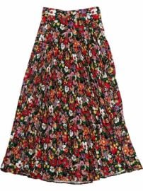 Shop Christopher Kane PSYCH FLORAL PLEATED SKIRT with Express Delivery - at Farfetch