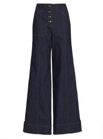 Shop Cinq  Sept Benji Mid-Rise Wide-Leg Jeans at Saks Fifth Avenue