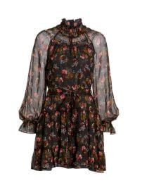 Shop Cinq  Sept Daija Floral Mini Dress at Saks Fifth Avenue