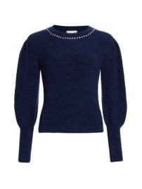 Shop Cinq  Sept Dara Embellished Sweater at Saks Fifth Avenue