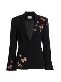 Shop Cinq  Sept Embellished Meadow Blazer at Saks Fifth Avenue