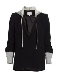 Shop Cinq  Sept Khloe Hooded Blazer Jacket at Saks Fifth Avenue