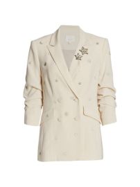 Shop Cinq  Sept Lila Hearts amp Stars Blazer at Saks Fifth Avenue